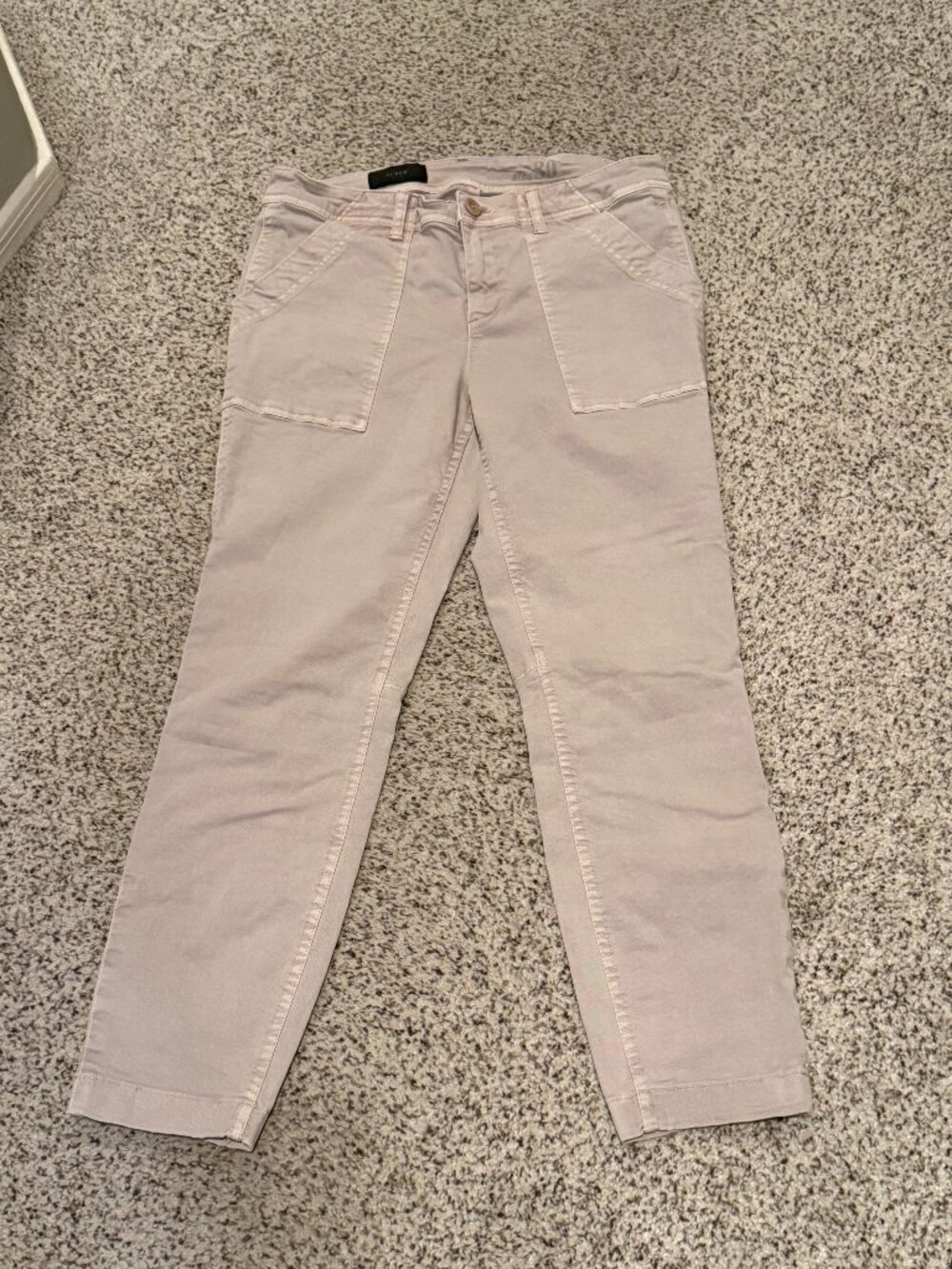 JCrew | Crop Skinny Ankle Zip Utility Pants | Blush Pink | Size: 30